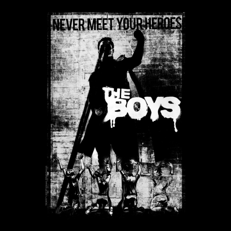 The Boys Never Meet Your Heroes Poster Adjustable Cap | Artistshot