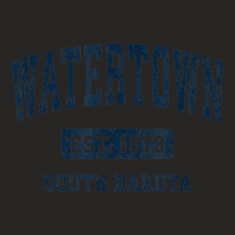 Watertown South Dakota Sd Vintage Athletic Sports Design Ladies Fitted T-Shirt by Color | Artistshot