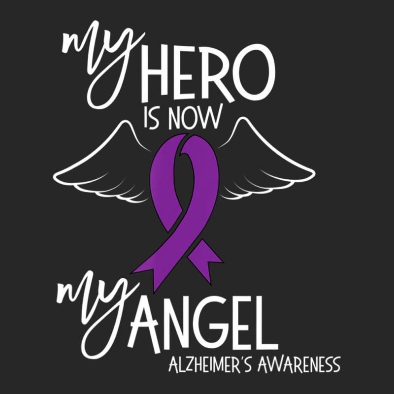 My Hero Is Now My Angel Alzheimers Awareness Men's T-shirt Pajama Set | Artistshot