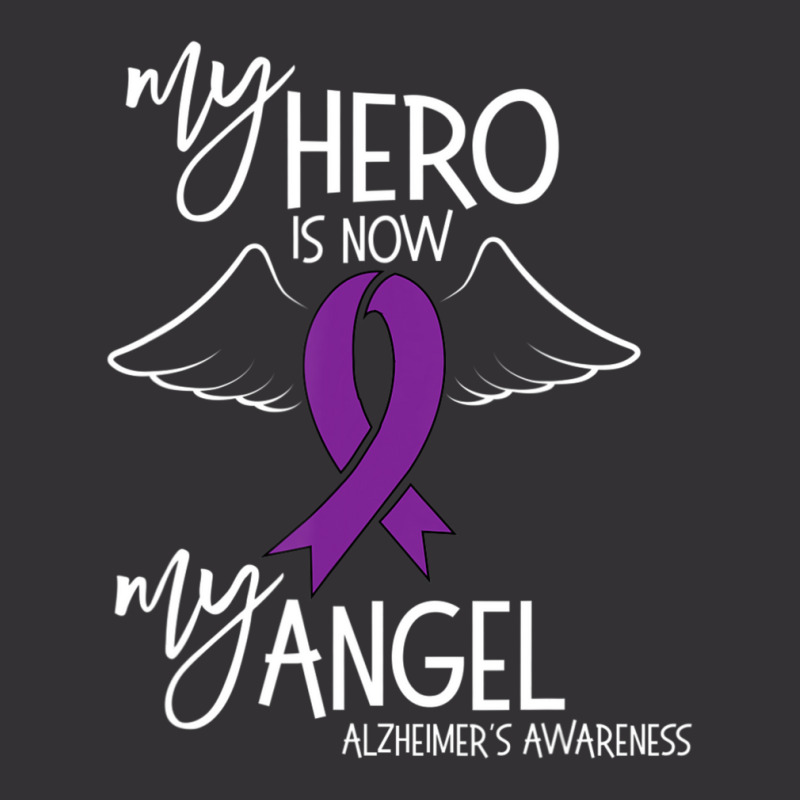 My Hero Is Now My Angel Alzheimers Awareness Vintage Short | Artistshot