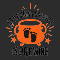 Womens Something Special's Brewing Halloween Pregnancy Announcement Pr Exclusive T-shirt | Artistshot