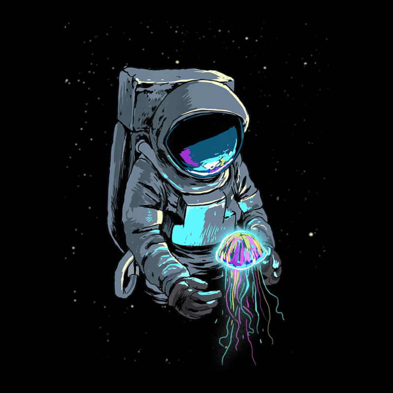 Space Jelly Fish Astronaut Science Galaxy Spaceman Cosmonaut Long Sleeve Shirts | Artistshot