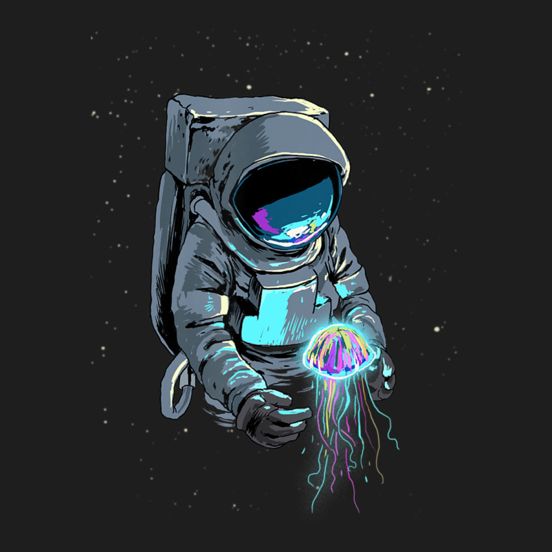 Space Jelly Fish Astronaut Science Galaxy Spaceman Cosmonaut Classic T-shirt | Artistshot