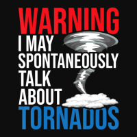 Spontaneously Talk About Tornados Hurricane Chaser Crop Top | Artistshot