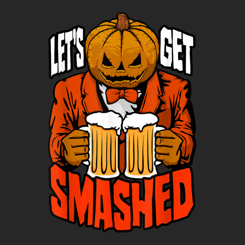 Let's Get Smashed Pumpkin Halloween Drinking Beer Bartender Women's Pajamas Set by Bewitch | Artistshot