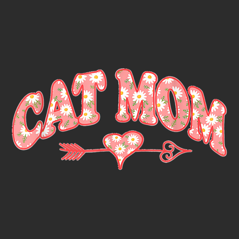 Womens Vintage Floral Cat Mom Funny Cat Lover Exclusive T-shirt | Artistshot