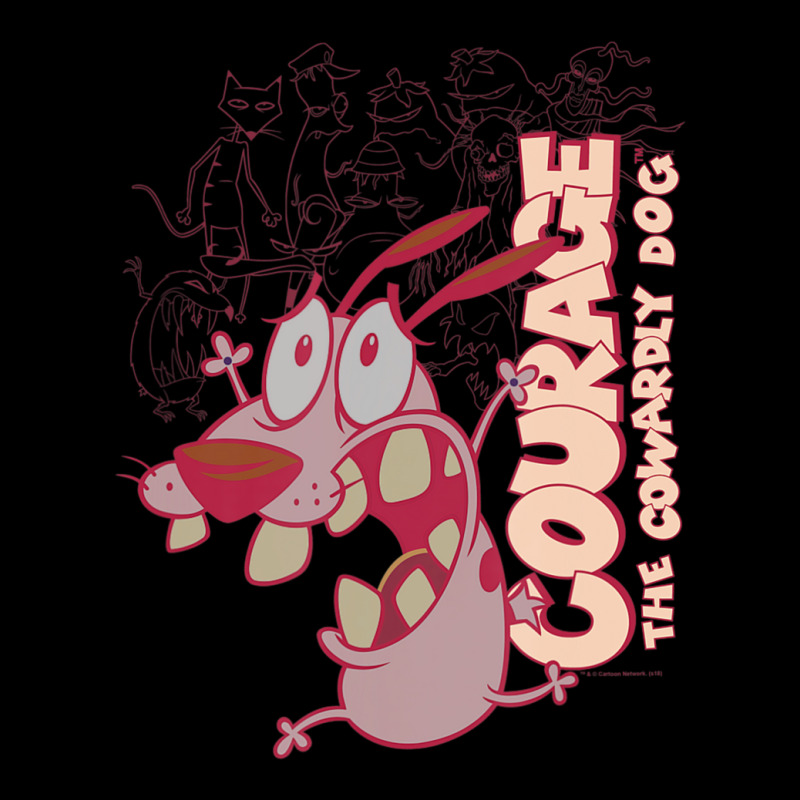 Courage The Cowardly Dog Running Scared Adjustable Cap by laughingtuy | Artistshot