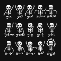 Skeleton Dance Graph Figures Equation Math Teacher Halloween Baby Bibs | Artistshot