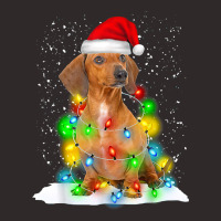 Santa Dachshund Christmas Light Pajama Dog X Mas Matching Racerback Tank | Artistshot