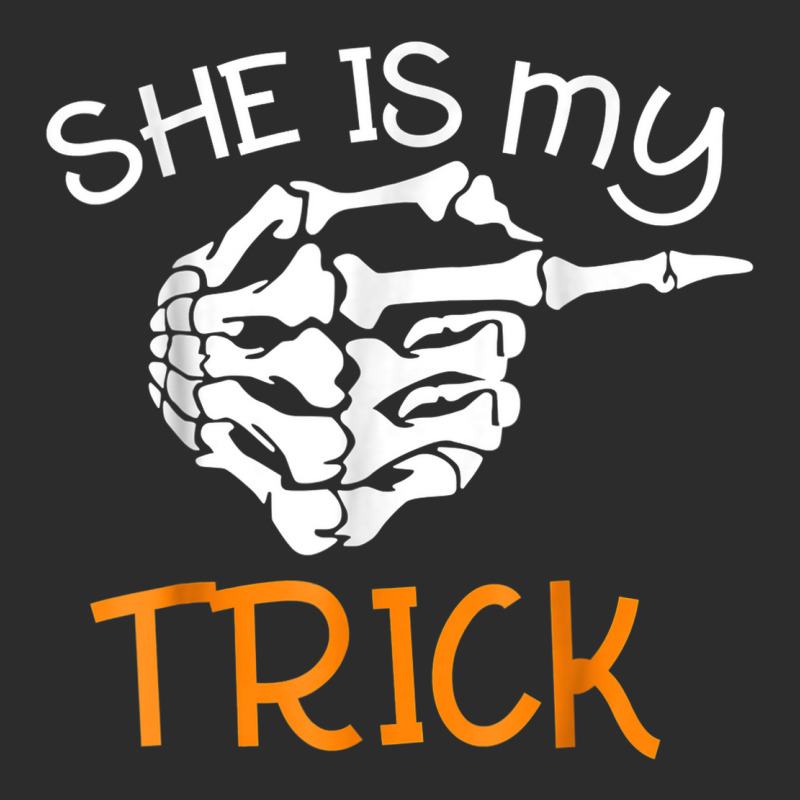 She Is My Trick With Halloween Night Costume Skeleton Finger Exclusive T-shirt | Artistshot