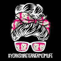 Womens Yorkie Mom Life Mothers Day Dog Puppy Yorkshire Terrier Pet V-neck Tee | Artistshot