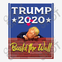 Trump Build The Wall 2020 Accessory Pouches | Artistshot