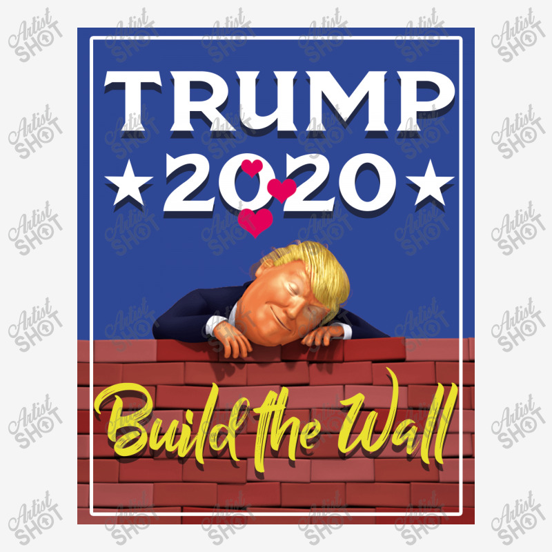 Trump Build The Wall 2020 Accessory Pouches | Artistshot