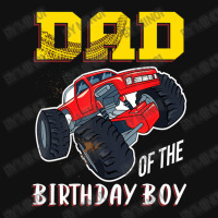 Mens Dad Of The Birthday Boy, Your Monster Truck Birthday Baby Bibs | Artistshot