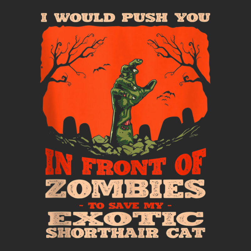 10548100062^push You In Zombies To Save My Exotic Shorthair Tank Top Toddler T-shirt by cm-arts | Artistshot