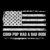 Corn Pop Was A Bad Dude Meme Vintage Us Flag Adjustable Cap | Artistshot