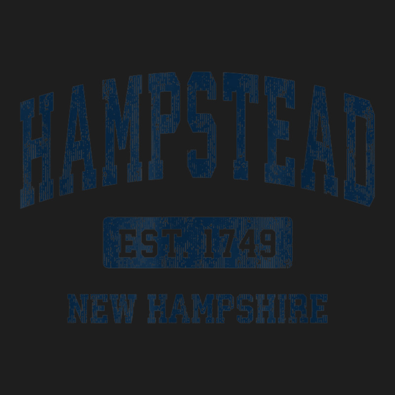 Hampstead New Hampshire Nh Vintage Athletic Sports Design Classic T-shirt | Artistshot