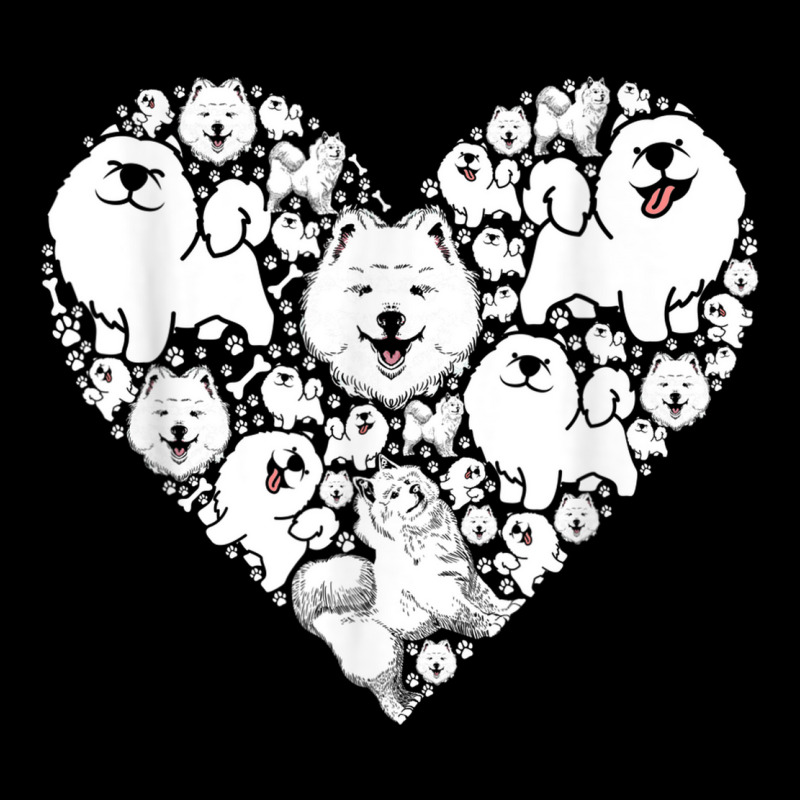 Dogs As Samoyed Dog V-Neck Tee by Outpost | Artistshot