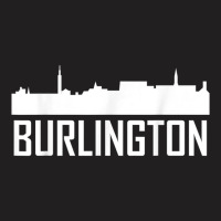 Burlington Vermont Skyline Silhouette T Shirt T-shirt | Artistshot