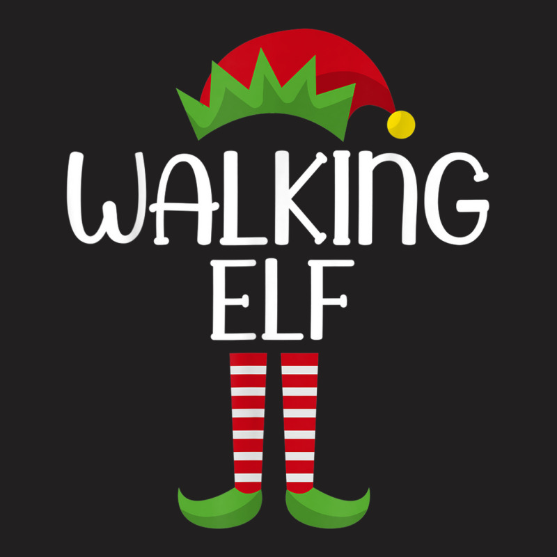 Walking Elf Family Matching Group Christmas Party Pajama T-shirt | Artistshot