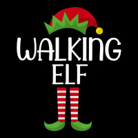 Walking Elf Family Matching Group Christmas Party Pajama V-neck Tee | Artistshot