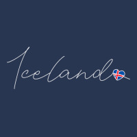 Ísland Simple Love Icelandic Flag Heart On Iceland Ladies Denim Jacket | Artistshot