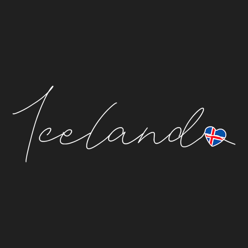 Ísland Simple Love Icelandic Flag Heart On Iceland Ladies Polo Shirt by JamesPlyler | Artistshot