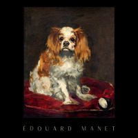 King Charles Spaniel Edouard Manet Adjustable Cap | Artistshot