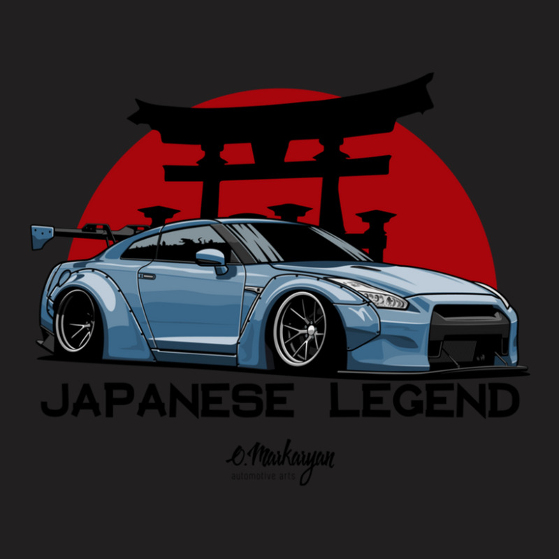 Gtr. Japanese Legend (blue) T-Shirt by RobertDoss | Artistshot