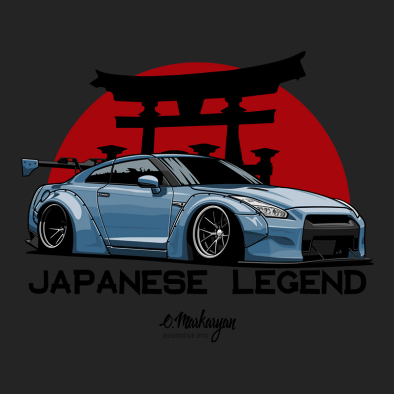 Gtr. Japanese Legend (blue) 3/4 Sleeve Shirt by RobertDoss | Artistshot