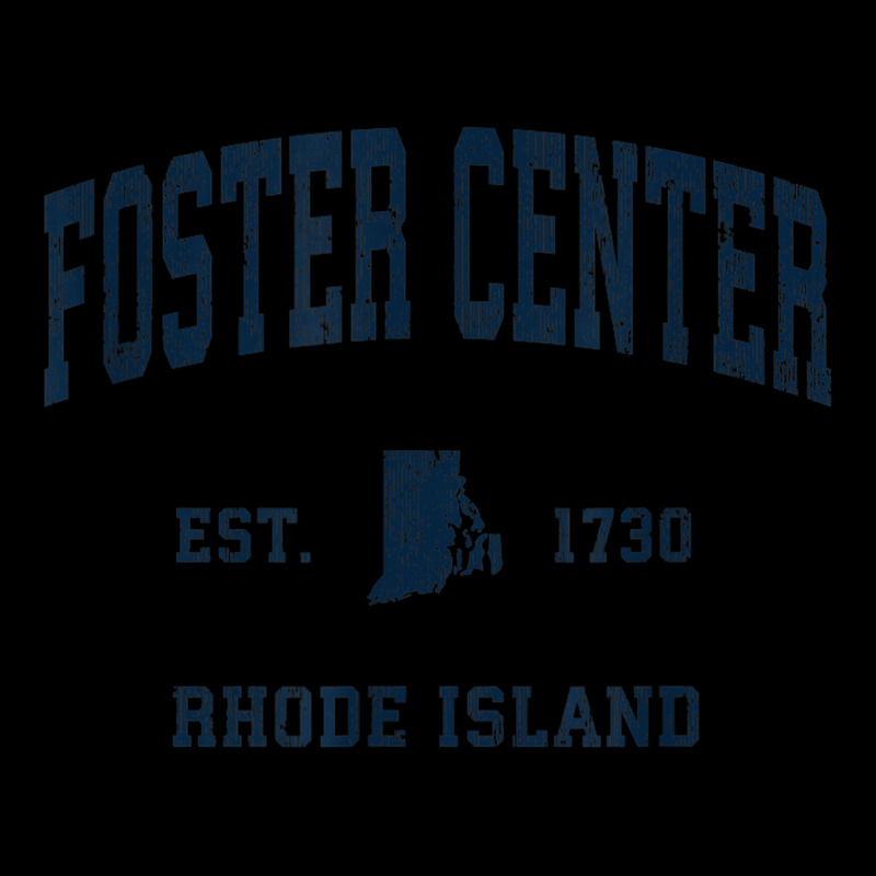 Foster Center Rhode Island Ri Vintage Athletic Navy Sports D Youth Hoodie by Complete | Artistshot