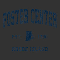 Foster Center Rhode Island Ri Vintage Athletic Navy Sports D Baby Bodysuit | Artistshot