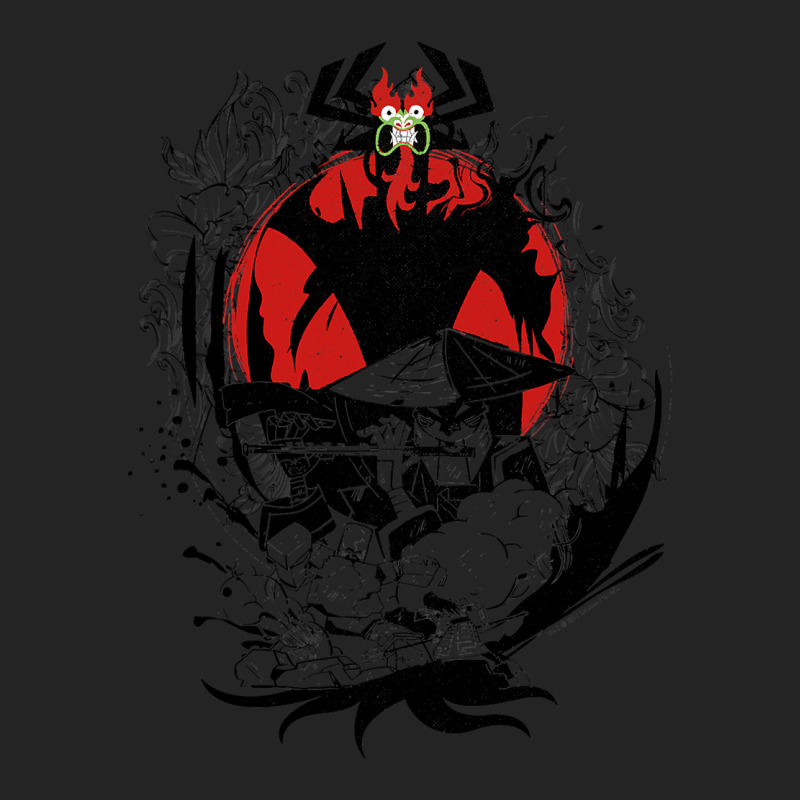 Cn Samurai Jack Aku Red Collage 3/4 Sleeve Shirt by cm-arts | Artistshot