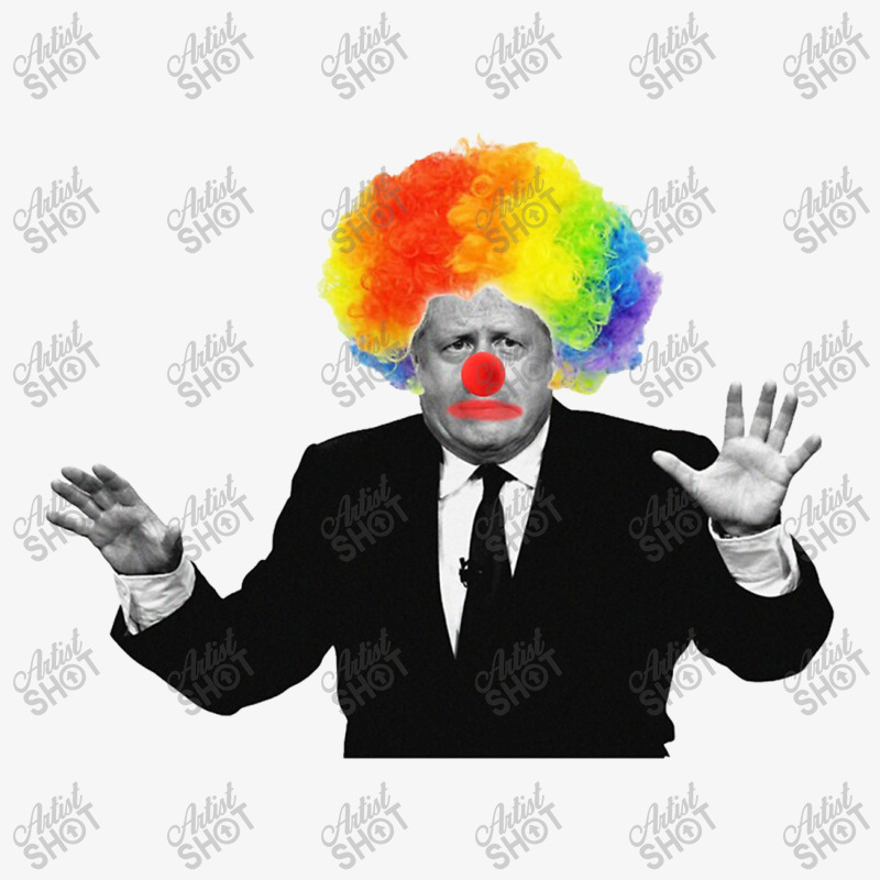 Boris Johnson Clown Ladies Fitted T-Shirt by clairdoodle | Artistshot