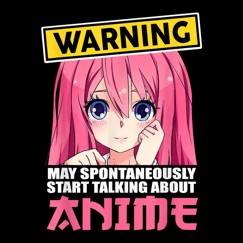 Warning May Spontaneously Start Talking About Anime Girls T Shirt Adjustable Cap | Artistshot