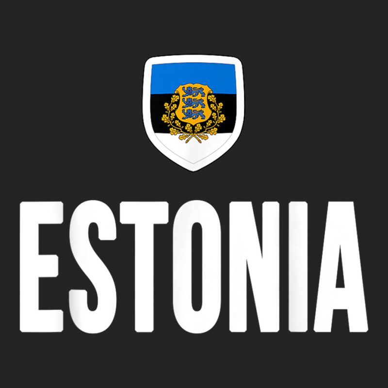 Estonia T Shirt Estonian Flag Eesti Souvenir Love Gift 3/4 Sleeve Shirt | Artistshot