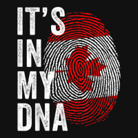 Canada It's In My Dna Cute Canadian Flag Fingerprint Flag Full Set Car Mats | Artistshot