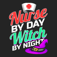 Nurse By Day Witch By Night Costume Halloween T Shirt 3/4 Sleeve Shirt | Artistshot