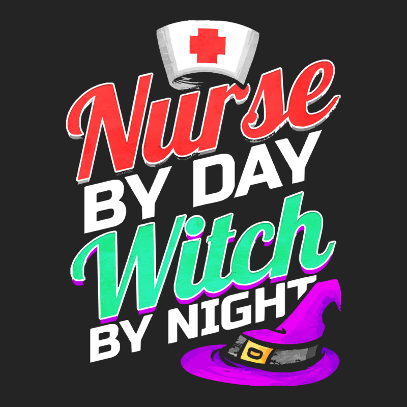 Nurse By Day Witch By Night Costume Halloween T Shirt 3/4 Sleeve Shirt | Artistshot