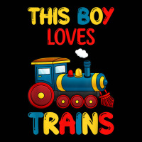 This Boy Loves Trains Locomotives And Wagon! Kid Boys Train Toddler 3/4 Sleeve Tee | Artistshot