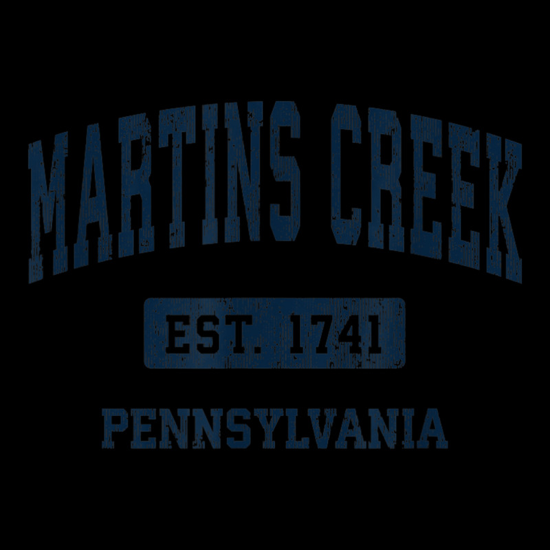 Martins Creek Pennsylvania Pa Vintage Athletic Sports Design Men's Long Sleeve Pajama Set | Artistshot