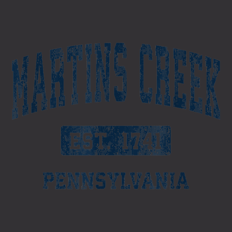 Martins Creek Pennsylvania Pa Vintage Athletic Sports Design Vintage Hoodie | Artistshot