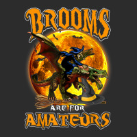 Brooms Are For Amateurs Witch Riding Dragon Halloween Exclusive T-shirt | Artistshot