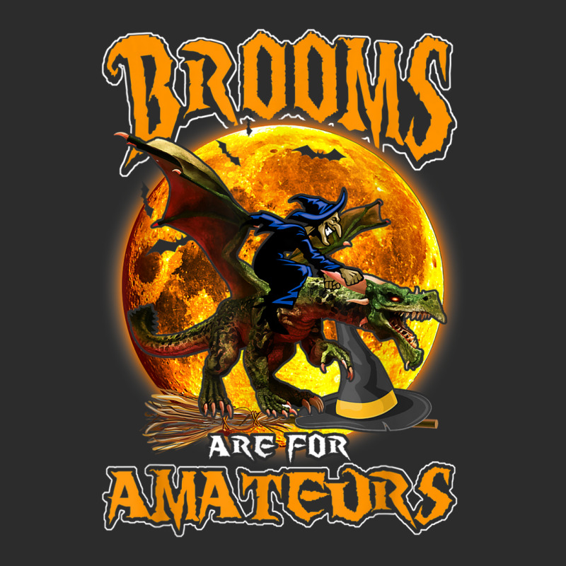 Brooms Are For Amateurs Witch Riding Dragon Halloween Exclusive T-shirt by Sombre | Artistshot