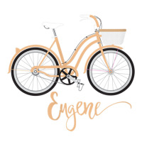 Eugene, Oregon Retro Ladies Bike Riding T Shirt Baby Tee | Artistshot