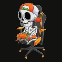 Halloween Skeleton Gamer Video Gaming Boys Men Kids Teens Scorecard Crop Tee | Artistshot