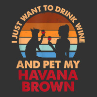 10508300052^drink Wine And Pet My Havana Brown Cat^funny^dog T Shirt Baby Bodysuit | Artistshot