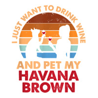 10508300052^drink Wine And Pet My Havana Brown Cat^funny^dog T Shirt Long Sleeve Baby Bodysuit | Artistshot