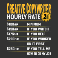 Funny Creative Copywriter Author Novelist Hourly Rate Baby Bodysuit | Artistshot