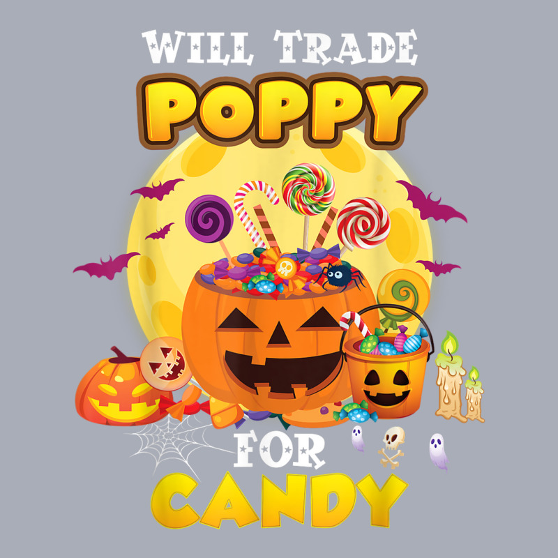 Will Trade Poppy For Candy Halloween Scary Pumpkin Face Moon Tank Dress by Fashlaza | Artistshot